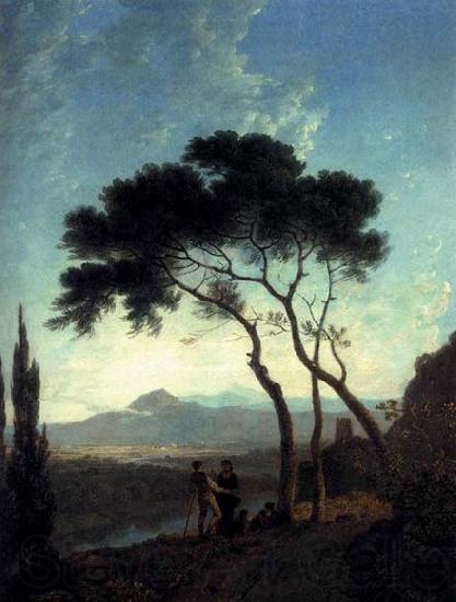 Richard  Wilson The Vale of Narni Norge oil painting art